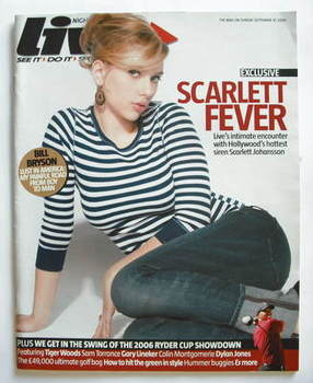 Live magazine - Scarlett Johansson cover (10 September 2006)