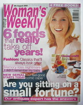 <!--2005-08-09-->Woman's Weekly magazine (9 August 2005)