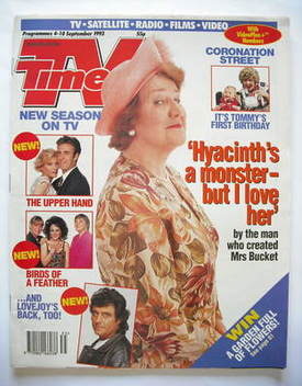 TV Times magazine - Patricia Routledge cover (4-10 September 1993)