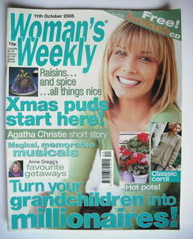 Woman's Weekly magazine (11 October 2005 - British Edition)