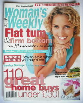 Woman's Weekly magazine (30 August 2005)