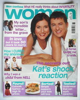 Woman magazine - Jessie Wallace and Shane Richie cover (12 September 2005)