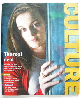 <!--2009-08-23-->Culture magazine - Katie Jarvis cover (23 August 2009)
