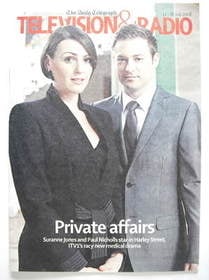 Television&Radio magazine - Suranne Jones and Paul Nicholls cover (12 July 2008)