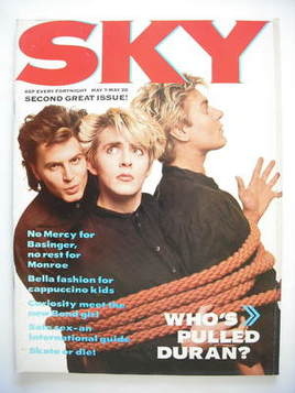 <!--1987-05-->Sky magazine - Duran Duran cover (7-20 May 1987 - No 2)