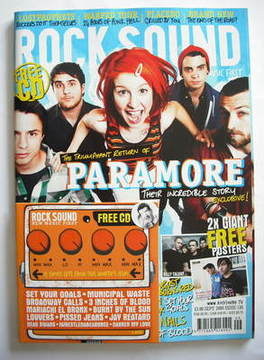 <!--2009-09-->Rock Sound magazine - Paramore cover (September 2009)