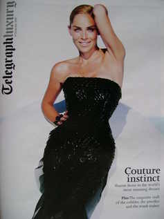 Telegraph Luxury magazine - 14 November 2009 - Sharon Stone cover