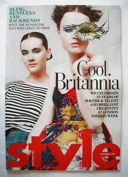 Style magazine - Cool Britannia cover (6 September 2009)