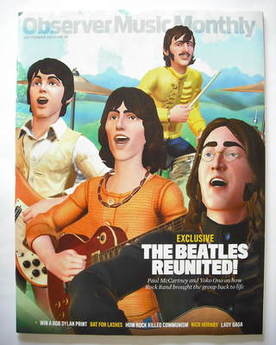 The Observer Music Monthly magazine - September 2009 - The Beatles cover