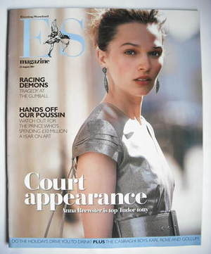 <!--2007-08-24-->Evening Standard magazine - Anna Brewster cover (24 August