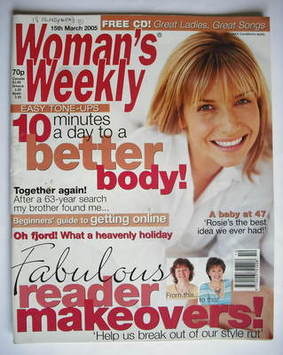 Woman's Weekly magazine (15 March 2005)