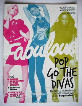 Fabulous magazine - Sugababes cover (16 August 2009)