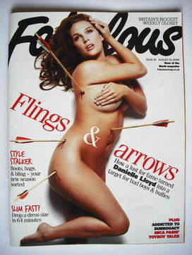Fabulous magazine - Danielle Lloyd cover (23 August 2009)