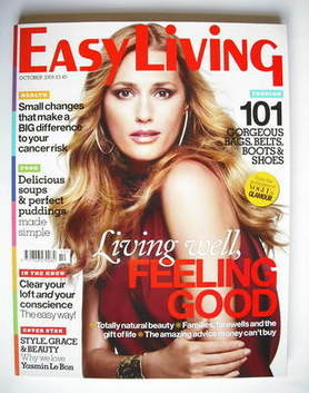 Easy Living magazine - October 2009 - Yasmin Le Bon cover