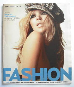 The Times Fashion magazine - Kate Moss cover (13 March 2004)