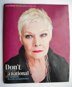 The Guardian Weekend magazine - 12 September 2009 - Judi Dench cover