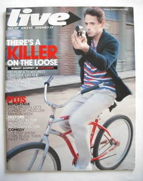 Live magazine - Robert Downey Jr cover (6 May 2007)