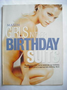 MAXIM supplement - Girls In Their Birthday Suits
