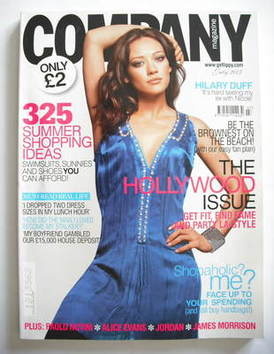 <!--2007-07-->Company magazine - July 2007 - Hilary Duff cover