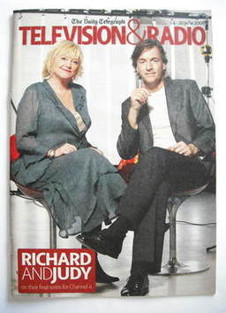 Television&Radio magazine - Judy Finnigan and Richard Madeley cover (14 June 2008)