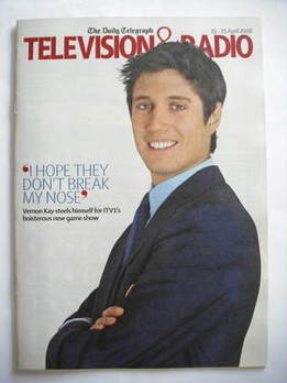 Television&Radio magazine - Vernon Kay cover (19 April 2008)
