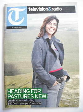 Television&Radio magazine - Julia Bradbury cover (4 April 2009)