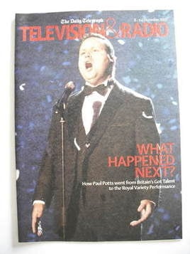 Television&Radio magazine - Paul Potts cover (8 December 2007)