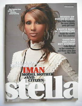 <!--2006-11-19-->Stella magazine - Iman cover (19 November 2006)