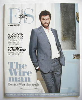 Evening Standard magazine - Dominic West cover (3 April 2009)