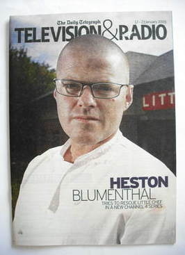 Television&Radio magazine - Heston Blumenthal cover (17 January 2009)