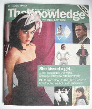 The Knowledge magazine - 30 August - 5 September 2008 - Katy Perry cover
