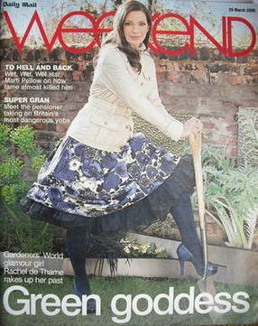 Weekend magazine - Rachel de Thame cover (29 March 2008)
