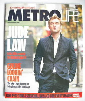 Metrolife magazine - Jude Law cover (22-28 October 2004)