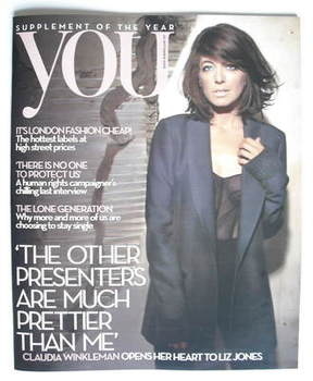 <!--2009-09-20-->You magazine - Claudia Winkleman cover (20 September 2009)