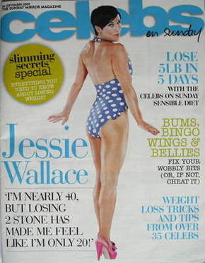 <!--2009-09-20-->Celebs magazine - Jessie Wallace cover (20 September 2009)