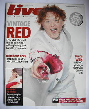 Live magazine - Mick Hucknall cover (16 April 2006)