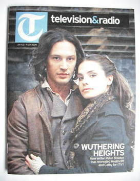 Television&Radio magazine - Tom Hardy and Charlotte Riley cover (29 August 2009)