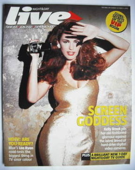 Live magazine - Kelly Brook cover (9 October 2005)