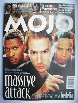 MOJO magazine - Massive Attack cover (July 1998 - Issue 56)