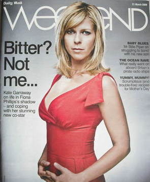Weekend magazine - Kate Garraway cover (21 March 2009)