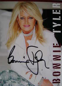 Bonnie Tyler autograph