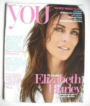 You magazine - Elizabeth Hurley cover (9 April 2006)