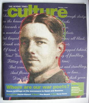 Culture magazine - Where Are Our War Poets? cover (4 November 2007)