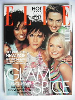 British Elle magazine - January 2000 - The Spice Girls cover