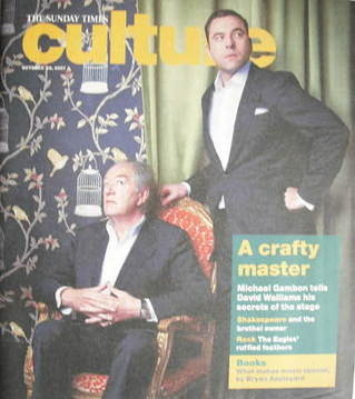 Culture magazine - Michael Gambon and David Walliams cover (28 October 2007)