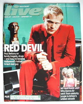 Live magazine - Paul Bettany cover (19 March 2006)