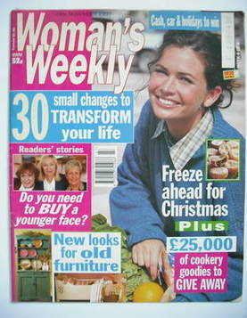 Woman's Weekly magazine (18 November 1997)