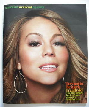 The Guardian Weekend magazine - 3 October 2009 - Mariah Carey cover