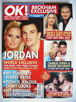 OK! magazine - Jordan Katie Price and Peter Andre cover (4 May 2004 - Issue 416)
