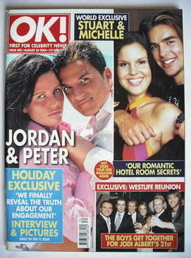 OK! magazine - Jordan Katie Price and Peter Andre cover (24 August 2004 - Issue 432)